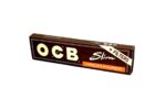 OCB Brown Kingsize Slim Virgin Rolling Papers & Tips